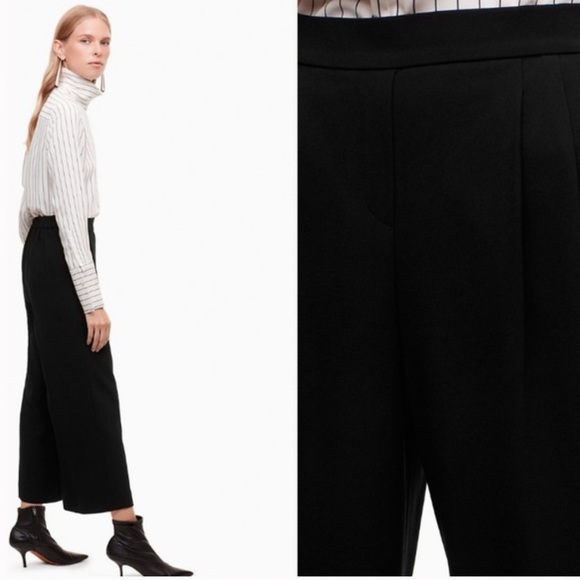 Aritzia Babaton Clifford Wide Leg Cropped High Rise Pant - Picture 2 of 14